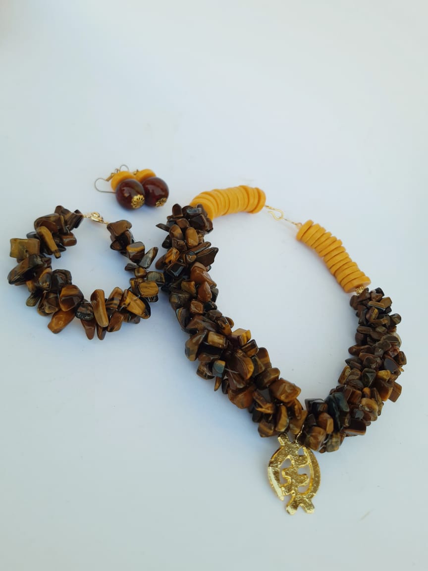 Custom made Bead Jewelry set